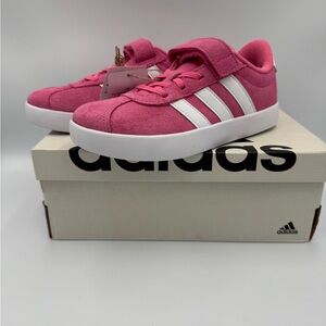 Adidas VL Court 3.0 Pink Sneakers New in Box Kids Side 2
